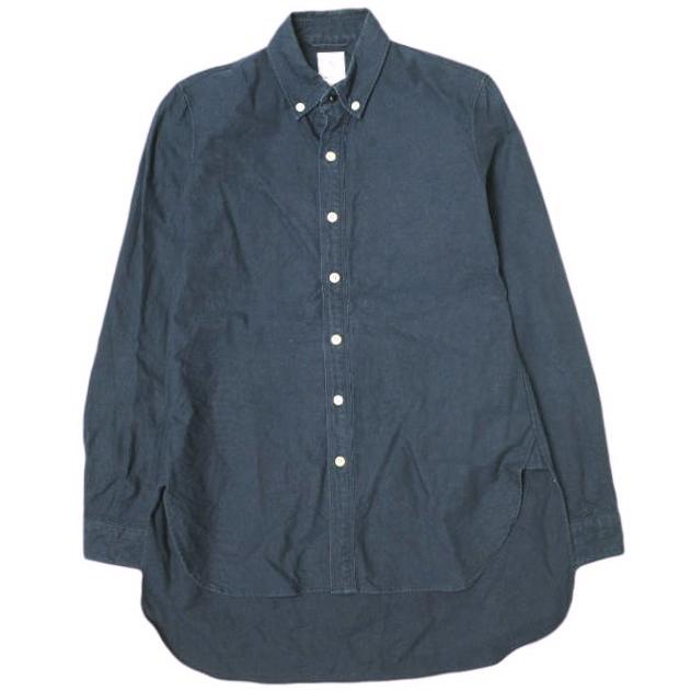 KICS DOCUMENT x BEAMS BOY キクスドキュメント ビームスボーイ 別注 オックスフォードロングテールBDシャツ 01-1601-0004-09 2 NAVY | 