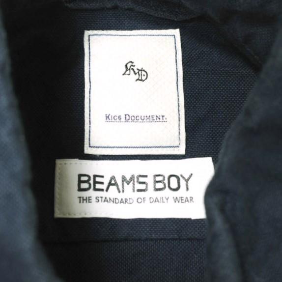 KICS DOCUMENT x BEAMS BOY キクスドキュメント ビームスボーイ 別注 オックスフォードロングテールBDシャツ 01-1601-0004-09 2 NAVY |  | 02