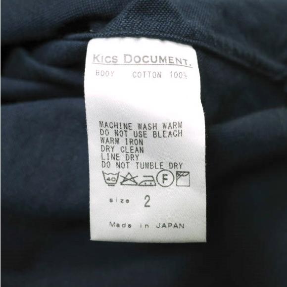 KICS DOCUMENT x BEAMS BOY キクスドキュメント ビームスボーイ 別注 オックスフォードロングテールBDシャツ 01-1601-0004-09 2 NAVY |  | 06
