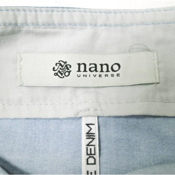 nano universe ナノユニバース サークルデニム ラップスカート 669-1130033 36 Indigo Iライン ロング ボトムス g20446 |  | 06