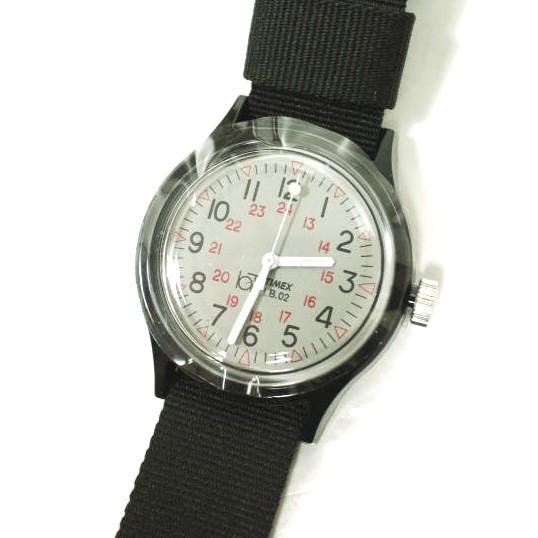 TIMEX x nano universe タイメックス ナノユニバース LB.02 クォーツ腕時計 TWLB61100 クオーツ ブラック グレー文字盤 ウォッチ 非売品 |  | 03