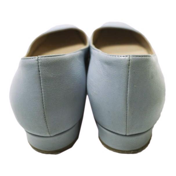 ERIKA ROCCHI エリカロッチ イタリア製 Square Flat スクエアトゥ レザーフラットパンプス 35(22.5cm) Blue シューズ g20486 |  | 03