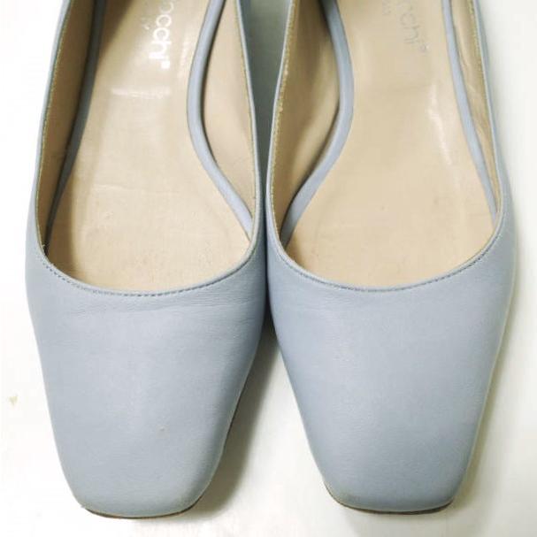 ERIKA ROCCHI エリカロッチ イタリア製 Square Flat スクエアトゥ レザーフラットパンプス 35(22.5cm) Blue シューズ g20486 |  | 04