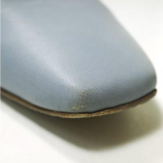 ERIKA ROCCHI エリカロッチ イタリア製 Square Flat スクエアトゥ レザーフラットパンプス 35(22.5cm) Blue シューズ g20486 |  | 06