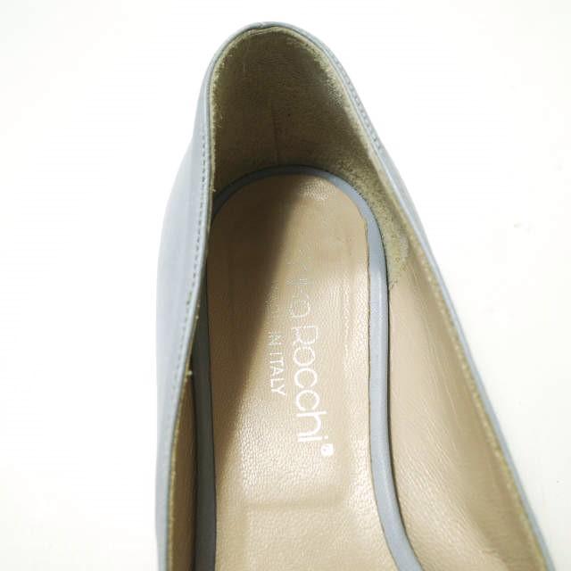 ERIKA ROCCHI エリカロッチ イタリア製 Square Flat スクエアトゥ レザーフラットパンプス 35(22.5cm) Blue シューズ g20486 |  | 07