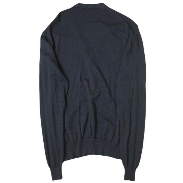 PRADA プラダ ハイゲージウールVネックカーディガン AMA2 2011 601 50 NAVY ニット トップス g20503 |  | 01