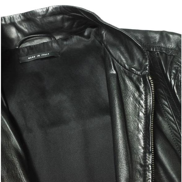 GUCCI グッチ イタリア製 イタリアンレザー シングルライダース