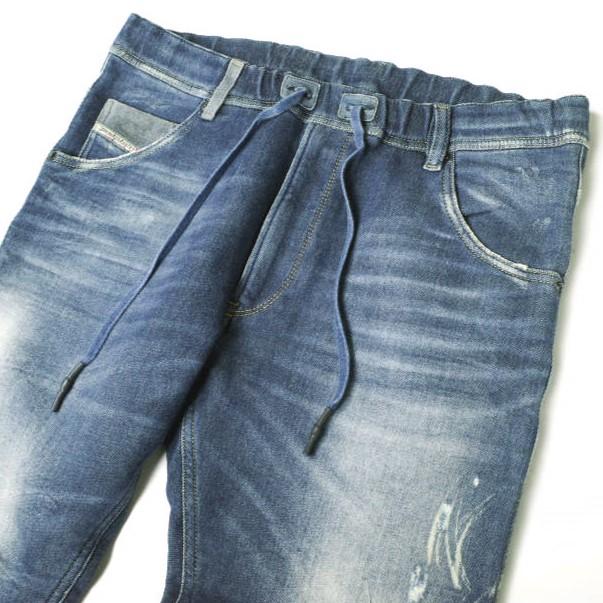 DIESEL ディーゼル KROOLEY-NE SWEAT JEANS クラッシュ加工スウェットデニムパンツ JOGGJEANS 32 Indigo イージー ジョグジーンズ g20506 |  | 04