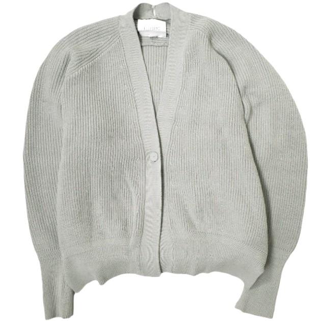 FORFORMO フォルフォルモ 22AW Knit Cardigan リブ編みニットカーディガン 722310 Free GRAY カシュクール トップス g20612 | 