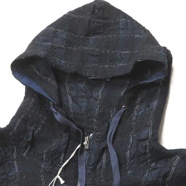 新品 bukht ブフト CHECK LONG ANORAK チェック ロングアノラック B-92608 0(S) ネイビー パーカー フード コート ジャケット ☆☆g2062 |  | 04