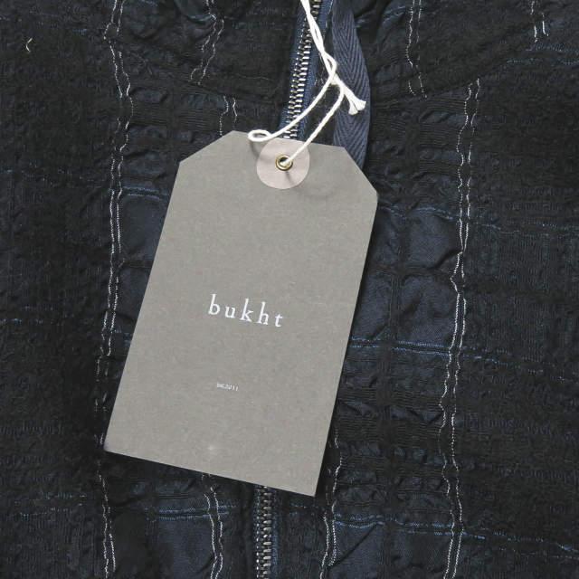 新品 bukht ブフト CHECK LONG ANORAK チェック ロングアノラック B-92608 0(S) ネイビー パーカー フード コート ジャケット ☆☆g2062 |  | 06