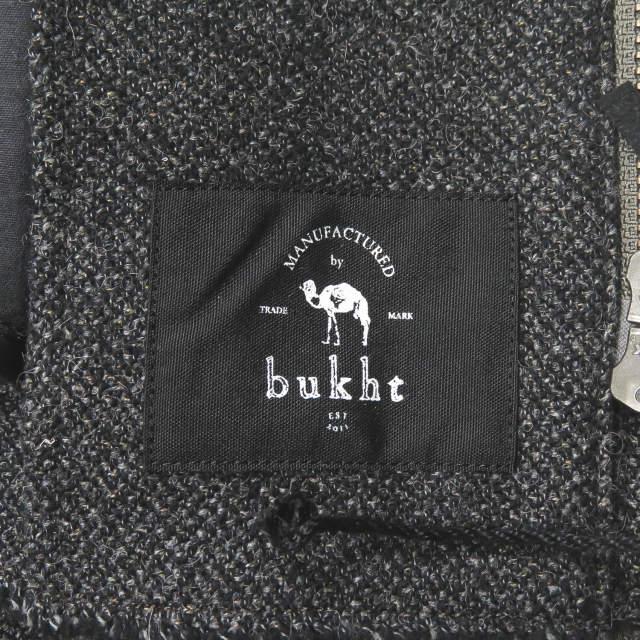 新品 bukht ブフト 日本製 COTTON WOOL TWEED DROP COLLAR BLOUSON