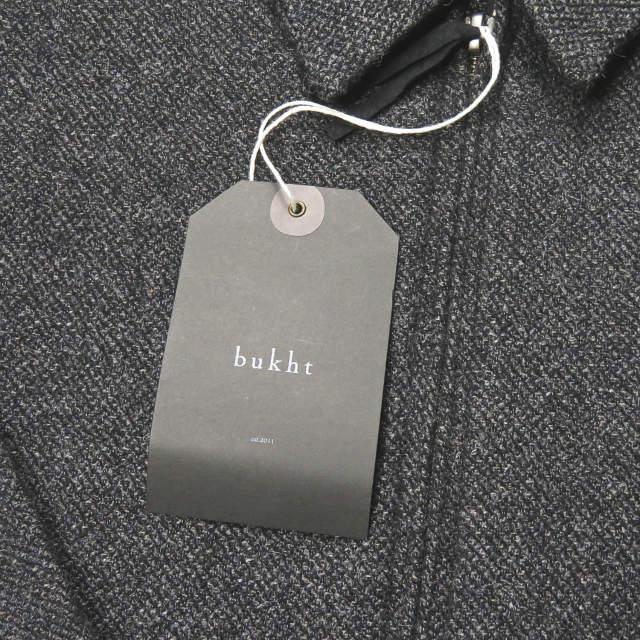 新品 bukht ブフト 日本製 COTTON WOOL TWEED DROP COLLAR