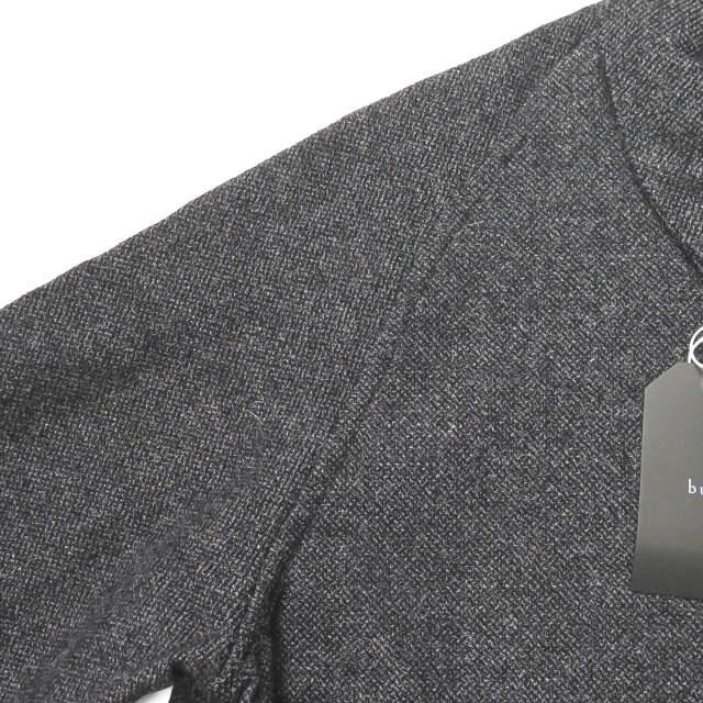 新品 bukht ブフト 日本製 COTTON WOOL TWEED DROP COLLAR BLOUSON