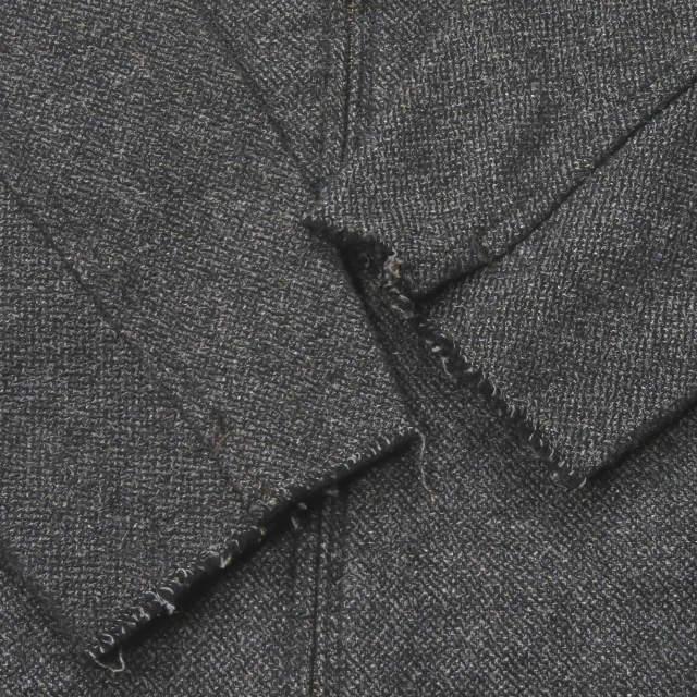 新品 bukht ブフト 日本製 COTTON WOOL TWEED DROP COLLAR BLOUSON