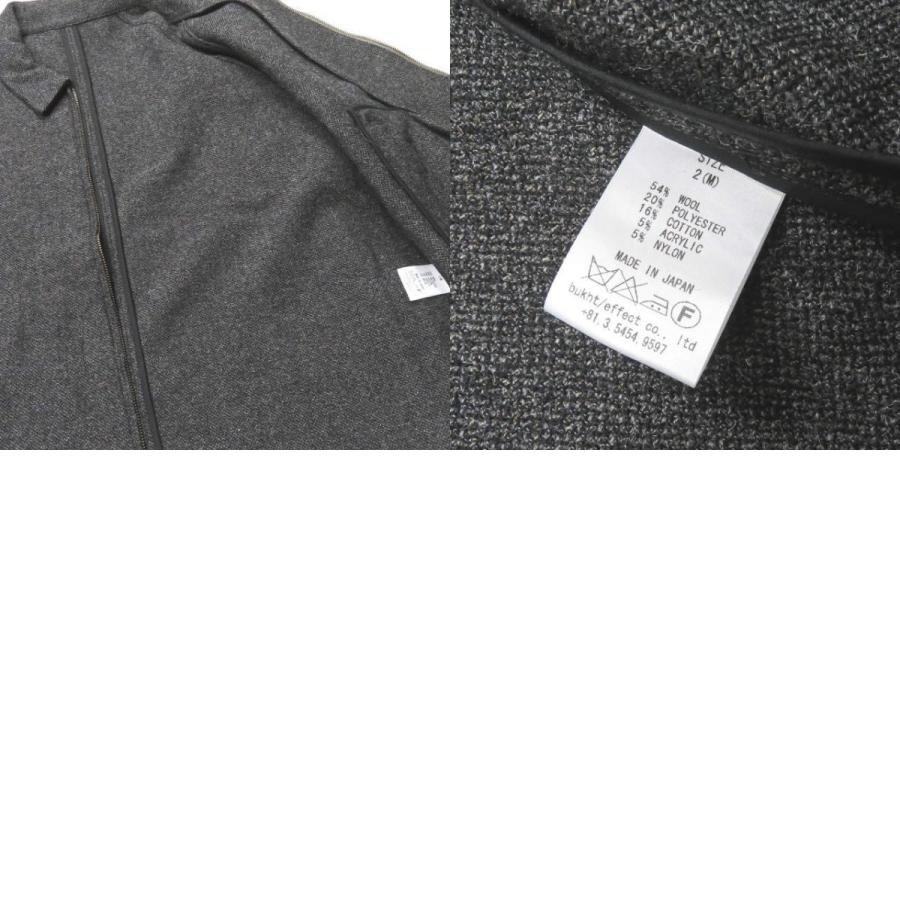 新品 bukht ブフト 日本製 COTTON WOOL TWEED DROP COLLAR BLOUSON
