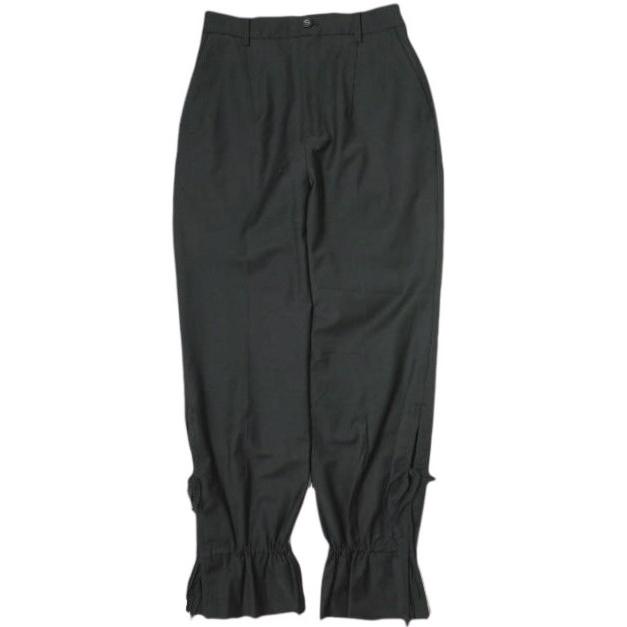 RBS Ray BEAMS アールビーエス レイビームス 21AW サイドヘムリボンパンツ 61-23-0822-462 1 BLACK スラックス ボトムス g20666 | 