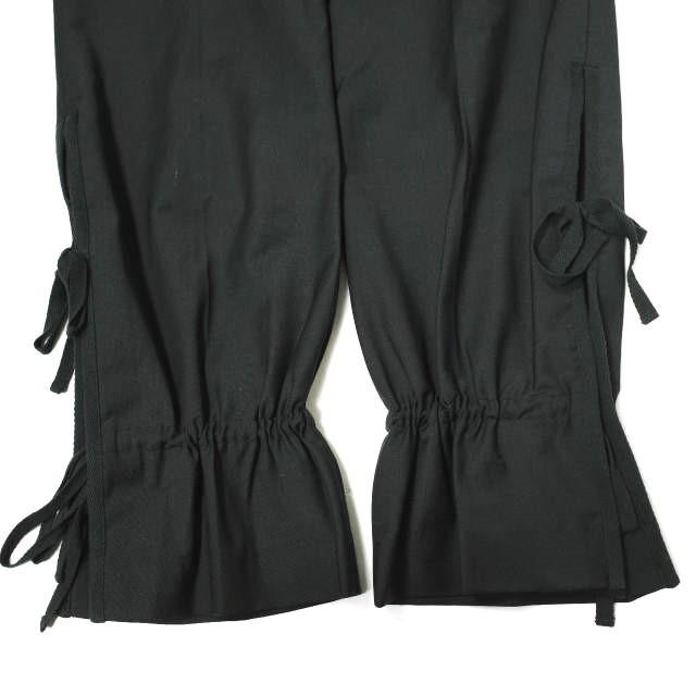 RBS Ray BEAMS アールビーエス レイビームス 21AW サイドヘムリボンパンツ 61-23-0822-462 1 BLACK スラックス ボトムス g20666 |  | 06