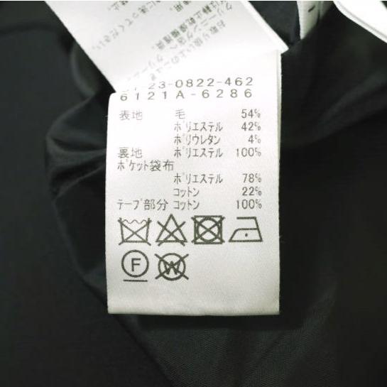 RBS Ray BEAMS アールビーエス レイビームス 21AW サイドヘムリボンパンツ 61-23-0822-462 1 BLACK スラックス ボトムス g20666 |  | 08