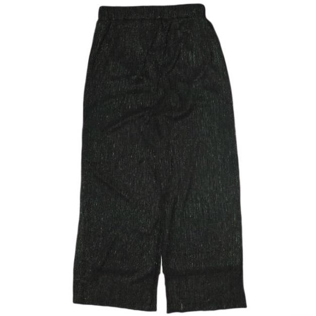 Ray BEAMS レイビームス 22SS ラメプリーツパンツ 61-23-0013-370 1 BLACK イージー ボトムス g20667 |  | 01