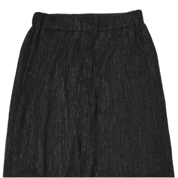 Ray BEAMS レイビームス 22SS ラメプリーツパンツ 61-23-0013-370 1 BLACK イージー ボトムス g20667 |  | 04