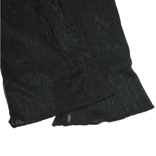 Ray BEAMS レイビームス 22SS ラメプリーツパンツ 61-23-0013-370 1 BLACK イージー ボトムス g20667 |  | 05
