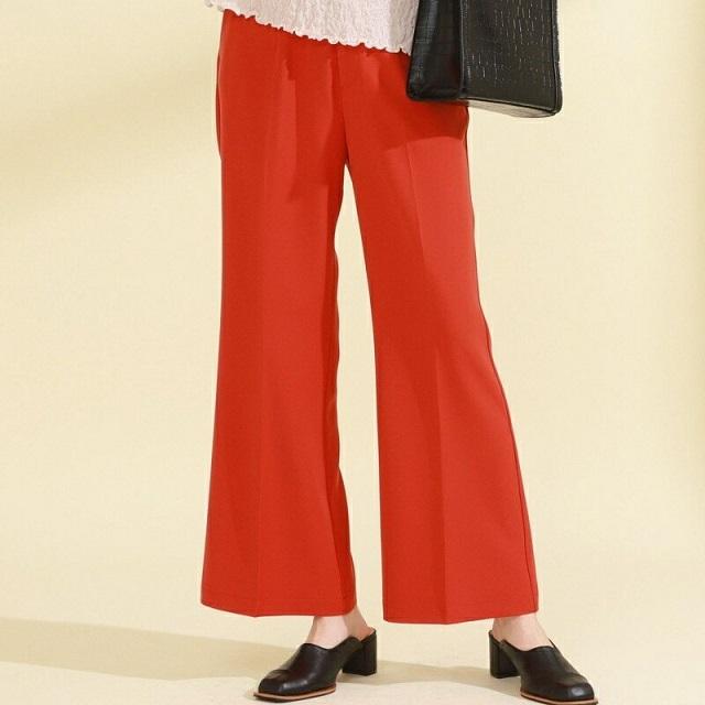 Ray BEAMS レイビームス 21AW ストレッチフレアパンツ 61-23-0843-462 1 ORANGE イージー ボトムス g20668 |  | 02