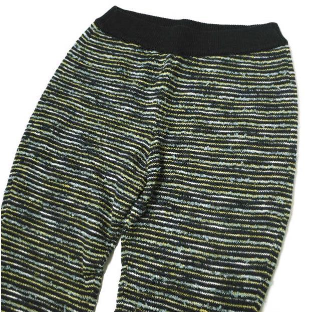 Ray BEAMS レイビームス 22AW ミックスボーダーニットパンツ 61-23-0061-803 FREE BLACK イージー フレア ボトムス g20669 |  | 03