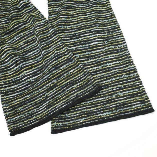 Ray BEAMS レイビームス 22AW ミックスボーダーニットパンツ 61-23-0061-803 FREE BLACK イージー フレア ボトムス g20669 |  | 05