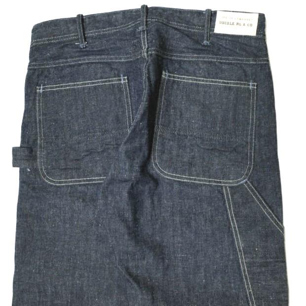 RRL 膝リペアデザイン デニムワークパンツ W31 ダークグレー RRL 膝リペアデザイン デニムワークパンツ W31 ダークグレー