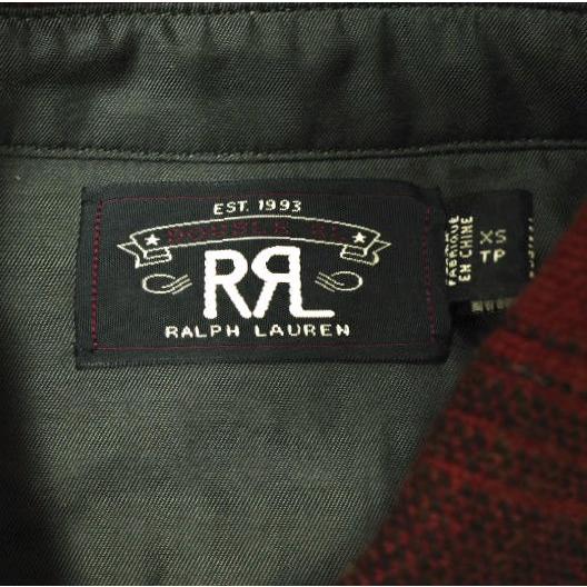 RRL ダブルアールエル Patchwork Work Shirt Sweater パッチワーク ワークシャツ セーター XS RED Double RL チェック 定価202,400円 |  | 05
