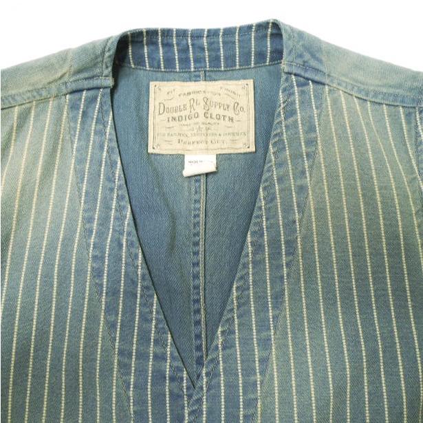 RRL ダブルアールエル WABASH VEST ウォバッシュストライプド