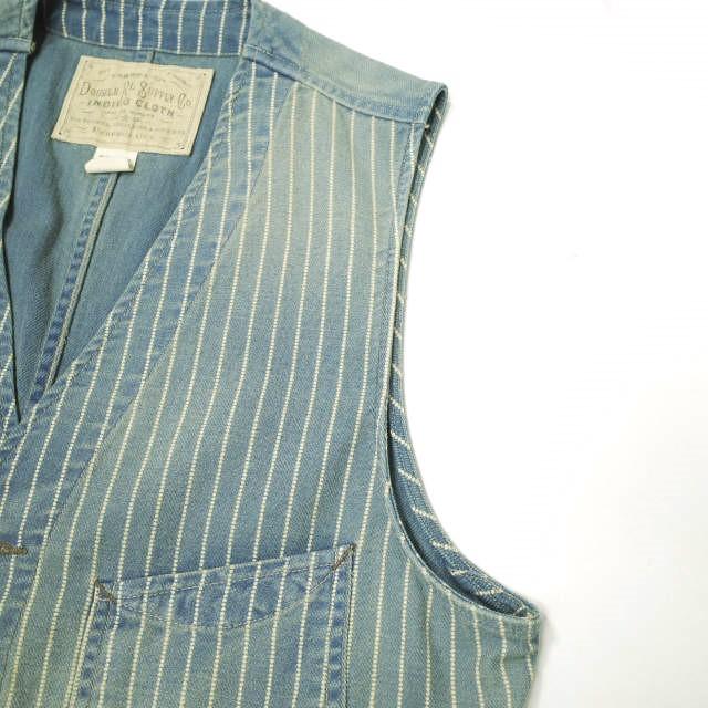 RRL ダブルアールエル WABASH VEST ウォバッシュストライプド