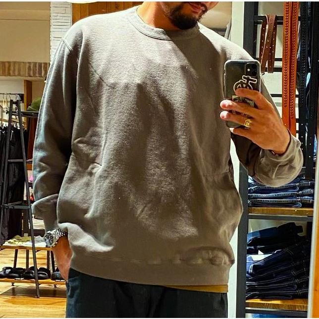 BRU NA BOINNE ブルーナボイン 日本製 ホールドハンドスエット No.8303 M KHAKI トレーナー スウェット プルオーバー トップス g20707 |  | 02