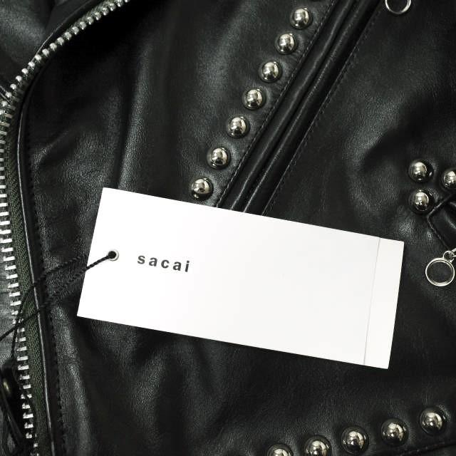新品 sacai x schott サカイ ショット 22AW 別注 Leather Studs 新品 sacai x schott サカイ ショット 22AW 別注 Leather Studs