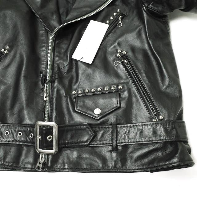新品 sacai x schott サカイ ショット 22AW 別注 Leather Studs 新品 sacai x schott サカイ ショット 22AW 別注 Leather Studs