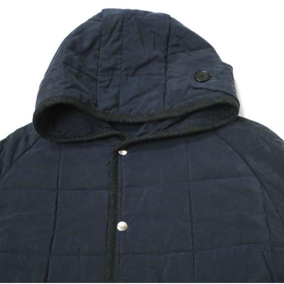 MAATEE＆SONS マーティーアンドサンズ 23AW SILK QUILT HOODED COAT シルクキルトフーデッドコート MT3303-0704B 2 NAVY キルティング |  | 03