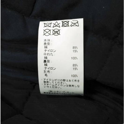 MAATEE＆SONS マーティーアンドサンズ 23AW SILK QUILT HOODED COAT シルクキルトフーデッドコート MT3303-0704B 2 NAVY キルティング |  | 07