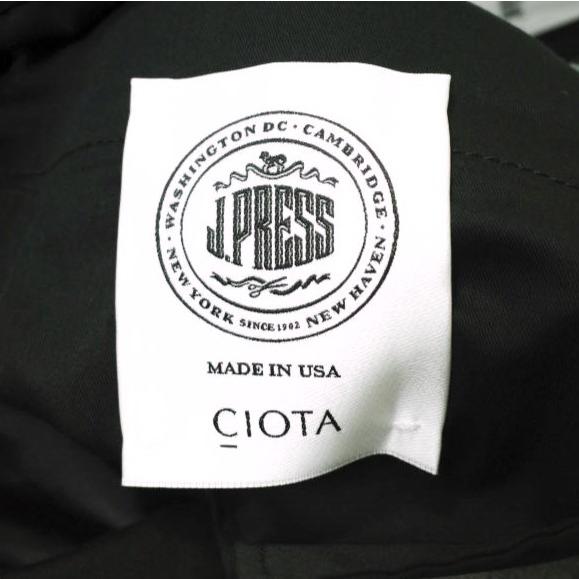 新品 CIOTA x J.PRESS シオタ 別注 アメリカ製 Piped Stem Trousers