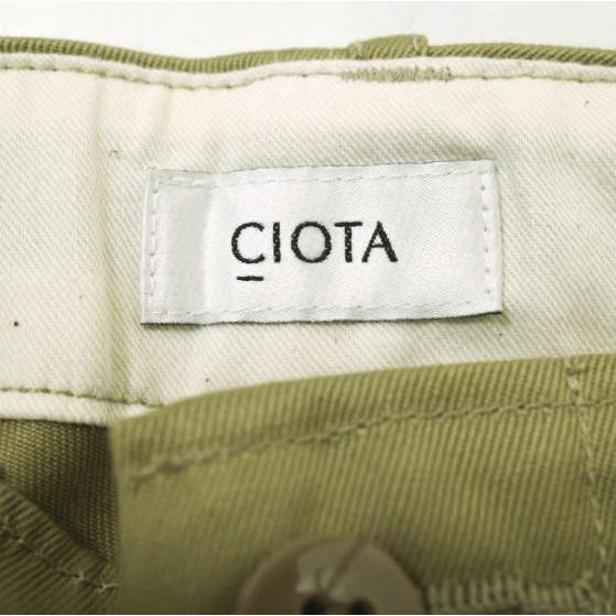 CIOTA シオタ 24SS 日本製 Weapon Chino Cloth Pants 41 khaki スビン