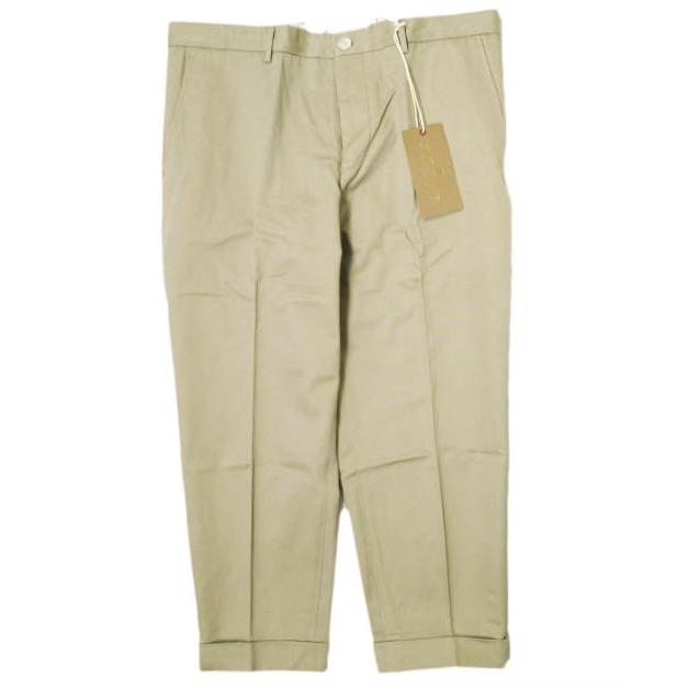 新品 Williamsburg＆Co. ウィリアムズバーグアンドコー BEDFORD COTTON TWILL TROUSERS テーパードチノトラウザーズ SS16PTS-003 36 BEIGE | 