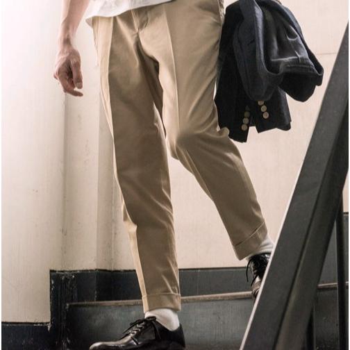 新品 Williamsburg＆Co. ウィリアムズバーグアンドコー BEDFORD COTTON TWILL TROUSERS テーパードチノトラウザーズ SS16PTS-003 36 BEIGE |  | 02