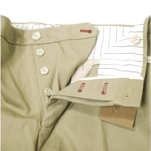 新品 Williamsburg＆Co. ウィリアムズバーグアンドコー BEDFORD COTTON TWILL TROUSERS テーパードチノトラウザーズ SS16PTS-003 36 BEIGE |  | 04