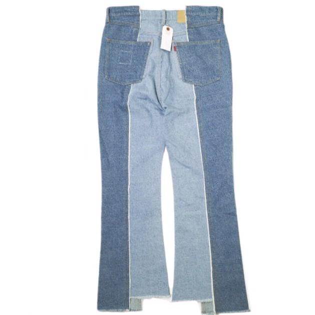 新品 Danke Schon ダンケシェーン 23AW reDNM+1 FLARE リメイクフレアデニムパンツ 23A-PTL066 L Indigo ジーンズ サンプル品 g20756 |  | 01
