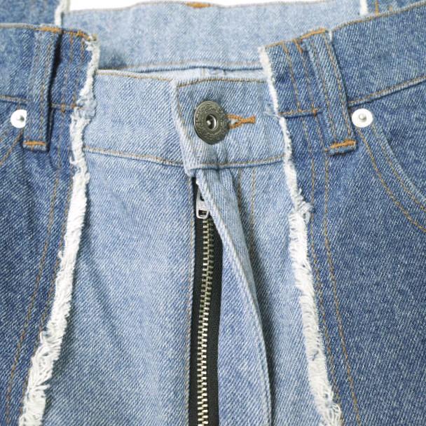 新品 Danke Schon ダンケシェーン 23AW reDNM+1 FLARE リメイクフレアデニムパンツ 23A-PTL066 L Indigo ジーンズ サンプル品 g20756 |  | 04