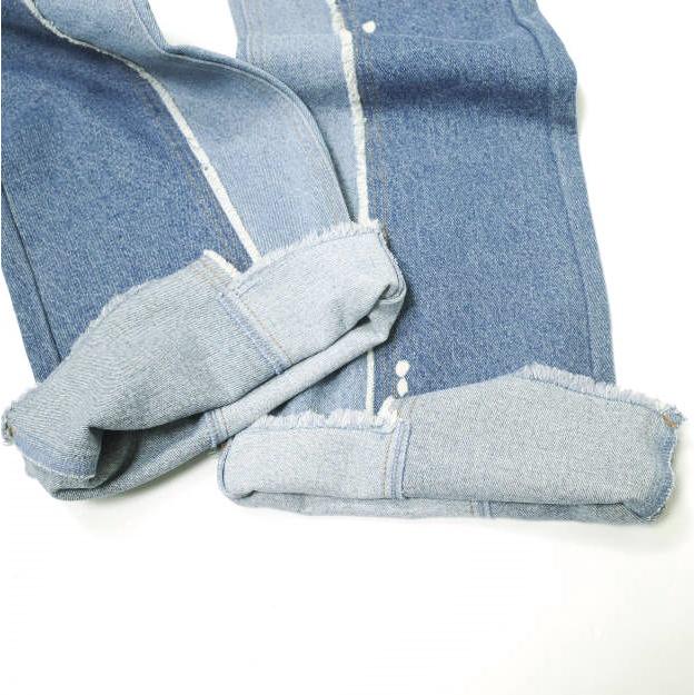 新品 Danke Schon ダンケシェーン 23AW reDNM+1 FLARE リメイクフレアデニムパンツ 23A-PTL066 L Indigo ジーンズ サンプル品 g20756 |  | 07