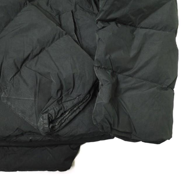 WWWM What We Wear Matters ワットウィーウェアマターズ BACK SNAP BUTTON LOGO PUFFER JACKET ダウンジャケット L ブラック g20770 |  | 04