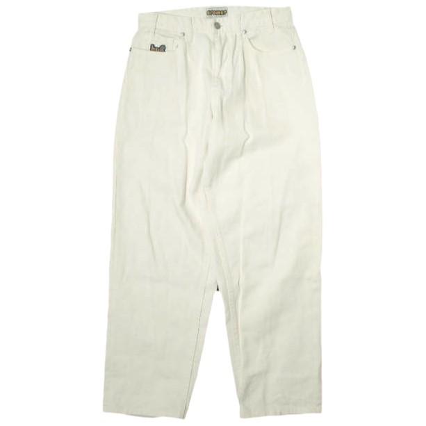 HUF ハフ CROMER SIGNATURE PANT クローマーシグニチャーパンツ PT00242 28 WHITE デニム ジーンズ ジップフライ ボトムス g20852 | 