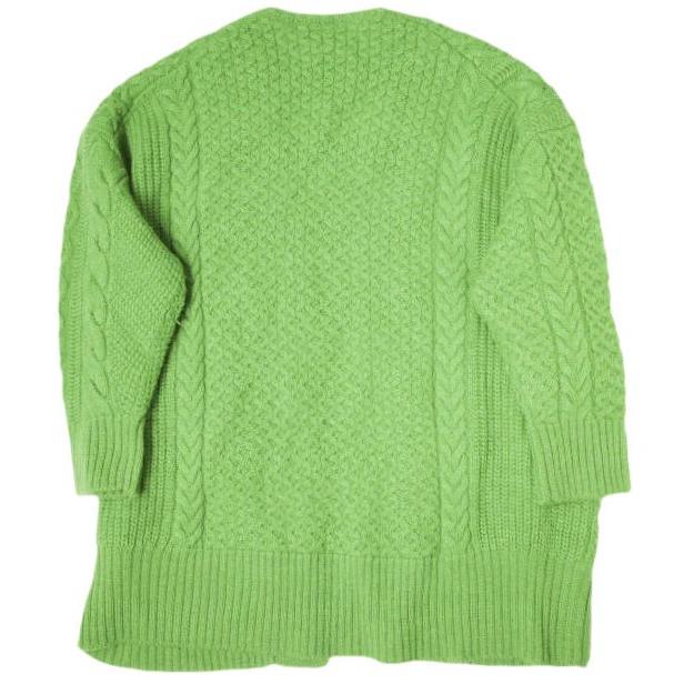 BATONER x BEAMS バトナー ビームス 19AW 別注 WOOL ALPAKA CABLE CARDIGAN ウールアルパカケーブルカーディガン BN-19FL-042 2 GREEN |  | 01