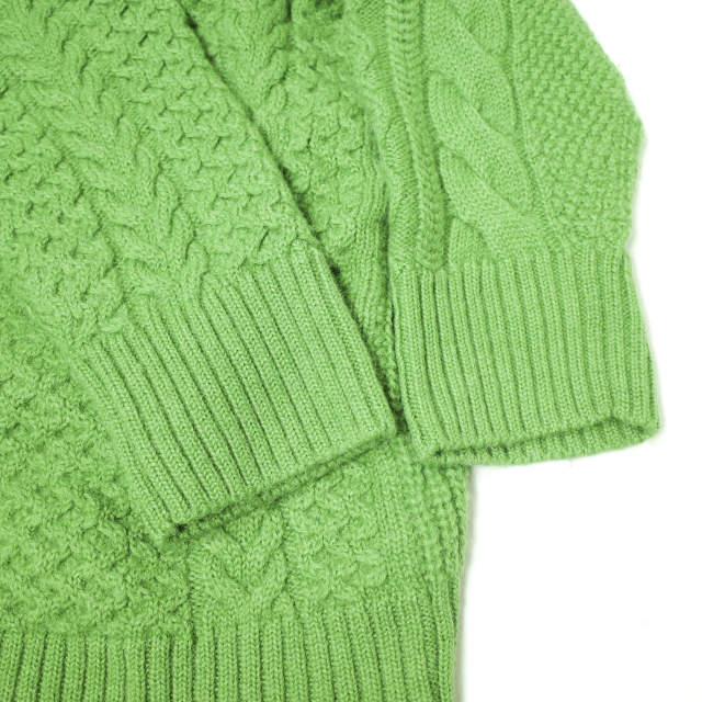 BATONER x BEAMS バトナー ビームス 19AW 別注 WOOL ALPAKA CABLE CARDIGAN ウールアルパカケーブルカーディガン BN-19FL-042 2 GREEN |  | 05